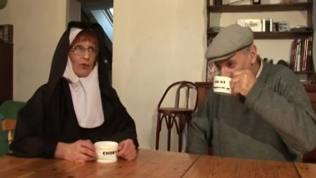 Papy Voyeur Old Nun Zoranal Double Penetration Nonne B - mommy