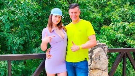 Aesthetic brunette teen Mia Rose X got nicely fucked by a long dick